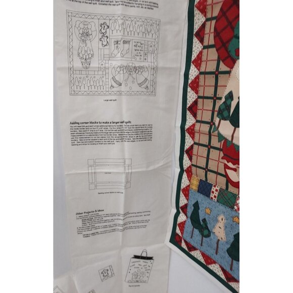 Quilt Kit "Christmas Angels Flying High" by Leslie Beck 2 Panels & 8 corner pcs - Picture 3 of 4